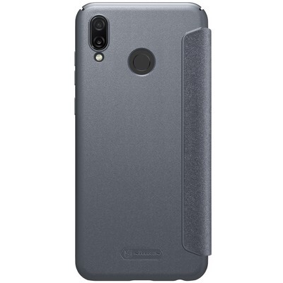 Полиуретановый чехол книга Nillkin Sparkle Leather Case Черный для Huawei Honor Play(2)