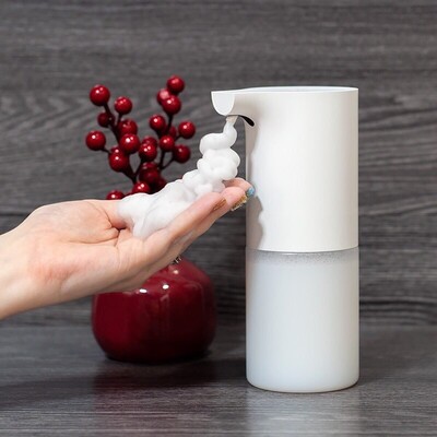 Дозатор Xiaomi Mijia Automatic Foam Soap Dispenser White для жидкого мыла(4)