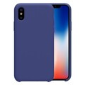 Чехол бампер Nillkin Flex Pure Case Синий для Apple iPhone Xs(#4)