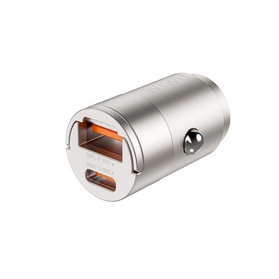 Автомобильное зарядное Wiwu Nano Series A+C Fast Car Charge 30w QC-028(2)