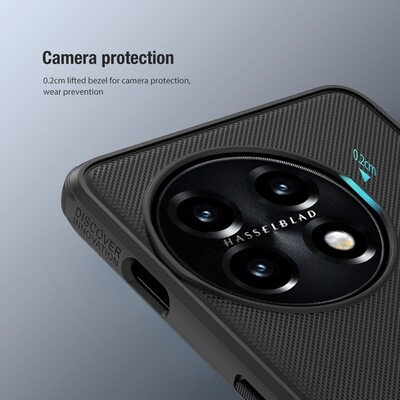 Пластиковый чехол Nillkin Super Frosted Shield Pro Синий для OnePlus 11(5)