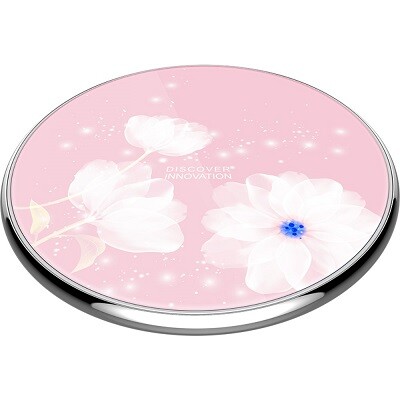 Подарочный комплект Nillkin Fancy (беспроводное ЗУ + чехол+кабель 3в1) розовый для Apple iPhone XR(6)