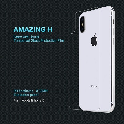Противоударное защитное стекло на заднюю часть Nillkin Amazing H для Apple iPhone XS Max(2)
