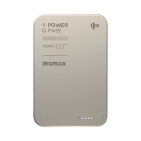 Внешний аккумулятор Momax 1-Power Q.Pass 10000mAh Qi2 Magnetic Wireless Battery Pack (IP136Q2L) титановый