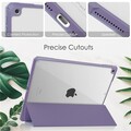 Защитный чехол книжка Acrylic TPU Case с креплением для стилуса лаванда для Apple iPad 10.2(#4)