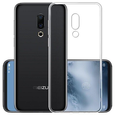 Силиконовый чехол Becolor TPU Case 0.6mm прозрачный для Meizu 16 Plus(1)