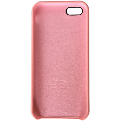 Силиконовый чехол розовый для Apple iPhone 5/5s/SE(2)