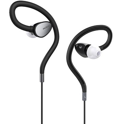 Наушники-гарнитура Rock Zircon Sport Stereo Earphone Черные(1)
