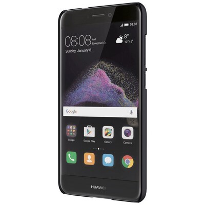 Пластиковый чехол с пленкой Nillkin Super Frosted Shield Black для Huawei P8 Lite 2017(2)