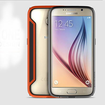 Пластиковый бампер Nillkin Armor-Border series Orange для Samsung G920F Galaxy S6(4)