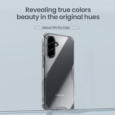 Силиконовый чехол Nillkin Nature TPU Pro Case Прозрачный для Samsung Galaxy A56(7)
