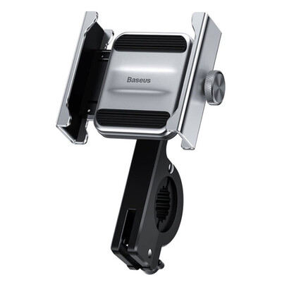 Держатель телефона на руль велосипеда или мотоцикла Baseus Knight Motorcycle holder серый CRJBZ-0S(1)