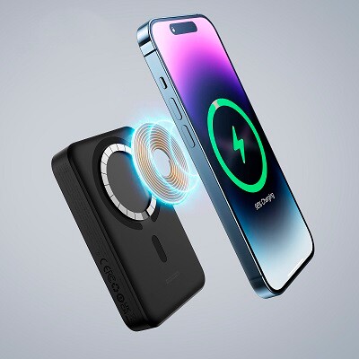 Внешний аккумулятор OS-Baseus Magnetic Mini Wireless Fast Charge Power Bank 10000mAh 30W (PPCX110201) черный(3)