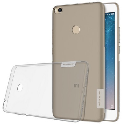 Силиконовый чехол Nillkin Nature TPU Case Grey для Xiaomi Mi Max 2(3)