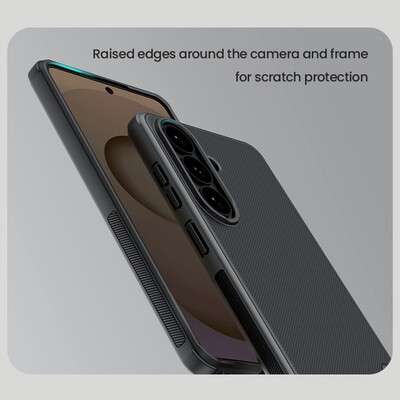 Пластиковый чехол Nillkin Super Frosted Shield Pro черный для Samsung Galaxy S26 Plus(10)