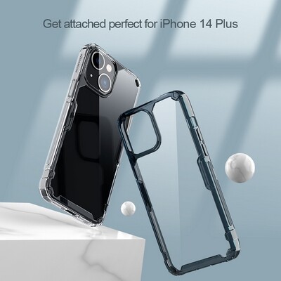 Силиконовый чехол Nillkin Nature TPU Pro Case Прозрачный для Apple iPhone 14 Plus(7)