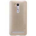 Пластиковый чехол с пленкой Nillkin Super Frosted Shield Gold для Asus Zenfone Go TV (ZB551KL)(#1)