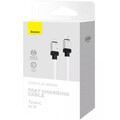 Кабель Baseus CoolPlay Series Fast Charging Cable Type-C to Apple Lightning 20W 1M (CAKW000002) белый(#6)