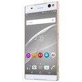 Пластиковый чехол с пленкой Nillkin Super Frosted Shield Gold для Sony Xperia C5 Ultra(#2)