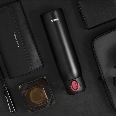 Термос Xiaomi VIOMI Stainless Steel Vacuum Cup 300ml (Чёрный)(2)