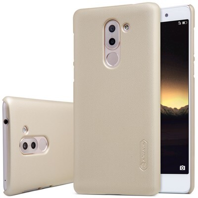 Пластиковый чехол с пленкой Nillkin Super Frosted Shield Gold для Huawei Mate 9 Lite\GR5 2017\Honor 6X(3)