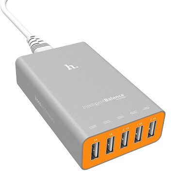 Зарядная станция HOCO UH502 Travel Charger 5 USB 8A(1)