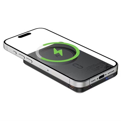 Портативное зарядное устройство Acefast M30 PD20W 5000mAh Magnetic Fast Charging черный(2)