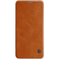 Кожаный чехол Nillkin Qin Leather Case Коричневый  для Huawei P Smart Plus\ Nova 3i