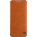 Кожаный чехол Nillkin Qin Leather Case Коричневый для OnePlus 9 Pro(#1)
