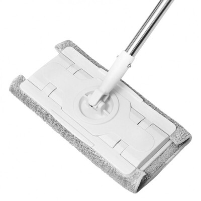 Швабра Jiezhi Stylish Stainless Steel Flat Mop (белый/white)(3)