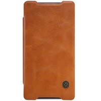 Кожаный чехол Nillkin Qin Leather Case Brown для Sony Xperia Z5 Compact