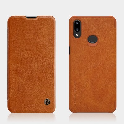 Кожаный чехол Nillkin Qin Leather Case Коричневый для Samsung Galaxy A10s(4)
