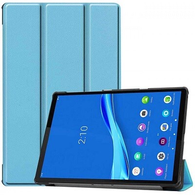 Полиуретановый чехол Nova Case голубой для Lenovo M10 FHD Plus TB-X606(1)