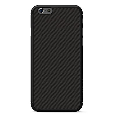 Пластиковый чехол Nillkin Synthetic Fiber Черный (Black) для Apple iPhone 6/6s(1)