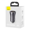 Автомобильное зарядное устройство в прикуриватель Baseus Dual Fast Charger Car 60W USB+USB (CGJM000013)(#9)