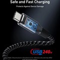 Кабель Anker A88E2 USB Type-C - USB Type-C 240W 1.8м, черный(#4)