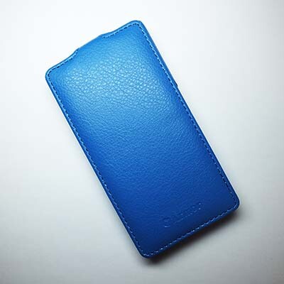 Кожаный чехол Armor Case Blue для Sony Xperia Z1 mini/Compact(1)
