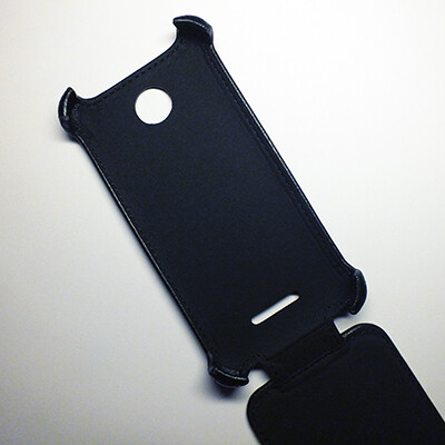 Кожаный чехол Armor Case Black для Lenovo IdeaPhone A390(2)