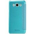 Полиуретановый чехол книга Nillkin Sparkle Leather Case Blue для Samsung J710F Galaxy J7 (2016)(#2)