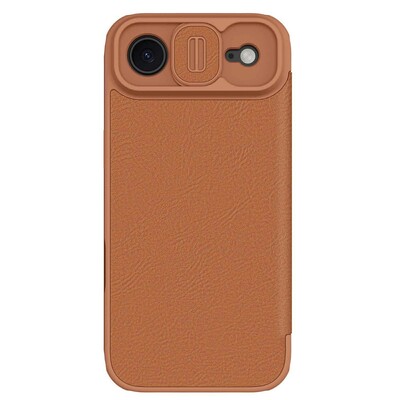 Кожаный чехол Nillkin Qin Prop Leather Case коричневый для Apple iPhone Air(3)