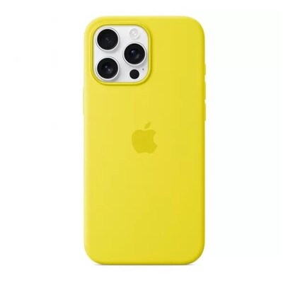 Силиконовый чехол с Magsafe золотисто-желтый для Apple iPhone 16 Pro Max(1)