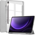 Защитный чехол Acrylic TPU Case с креплением для стилуса серый для Samsung Galaxy Tab S10 Fe Plus(#1)