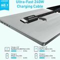 Кабель Anker Zolo A8060 USB-C to USB-C 240W Braided 1.5m черный(#2)