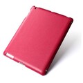 Кожаный чехол Jisoncase Smart Leather Case Rose Red для Apple iPad 4(#3)
