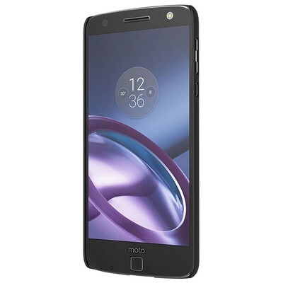 Пластиковый чехол с пленкой Nillkin Super Frosted Shield Black для Motorola Moto Z(2)