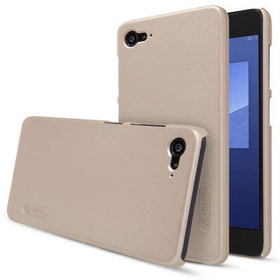 Пластиковый чехол с пленкой Nillkin Super Frosted Shield Gold для Lenovo Zuk Z2(3)