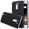 Пластиковый чехол с пленкой Nillkin Super Frosted Shield Black для LG K7(X210DS)(#3)