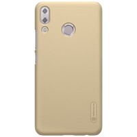 Пластиковый чехол с пленкой Nillkin Super Frosted Shield Золотой для Asus Zenfone 5 ZE620KL