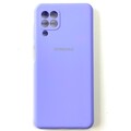 Силиконовый чехол Silicone Case лавандовый для Samsung Galaxy M32(#1)