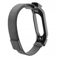 Ремешок Milanese Magnetic черный для Mi Band 3(#4)